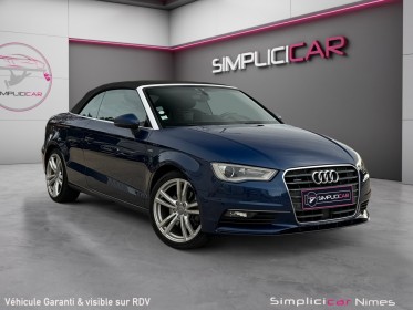 Audi a3 cabriolet 2.0 tdi 184 quattro s line s tronic 6 - siège chauffants - chauffe nuque - caméra - garantie 12 mois...