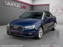 Audi a3 cabriolet 2.0 tdi 184 quattro s line s tronic 6 - siège chauffants - chauffe nuque - caméra - garantie 12 mois...