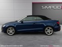 Audi a3 cabriolet 2.0 tdi 184 quattro s line s tronic 6 - siège chauffants - chauffe nuque - caméra - garantie 12 mois...
