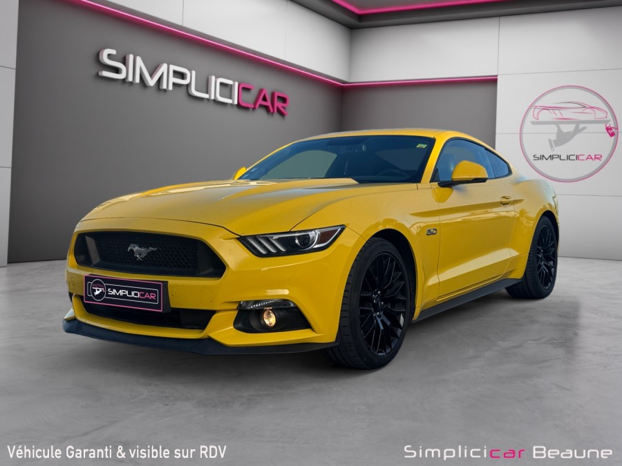 FORD d'occasion MUSTANG FASTBACK 5.0 V8 446 GT BA de 2017 Beaune (21)﻿