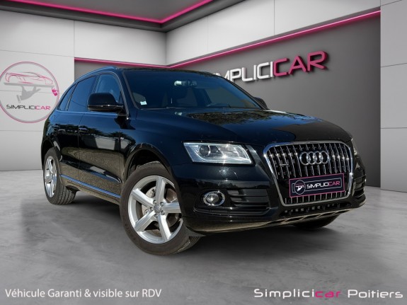 Audi q5 q5 2.0 tdi 190 s tronic 7 quattro s line sellerie cuir alcantara régulateur de vitesse garantie 12 mois occasion...