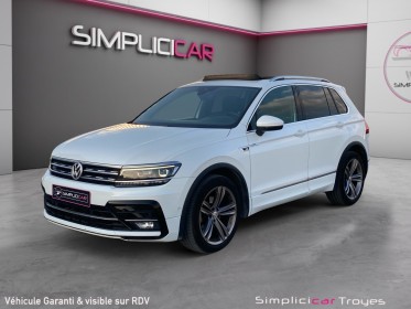 Volkswagen tiguan 2.0 tdi 150 dsg7 carat r-line suivi vw toit ouvrant garantie 12 mois occasion barberey simplicicar...