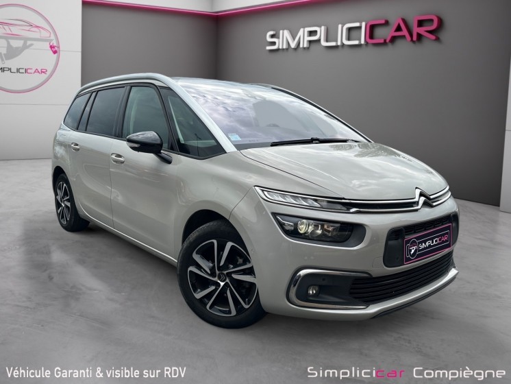 Citroen grand c4 spacetourer shine 130ch - boite auto - 7 places - faible km - occasion simplicicar compiegne simplicicar...