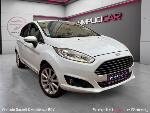 Ford fiesta 1.5 tdci 75 titanium très bien entretenue garantie 12 mois occasion simplicicar le raincy simplicicar...