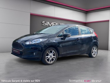 Ford fiesta 1.0 ecoboost 100ch titanium - garantie 12 mois occasion simplicicar brest simplicicar simplicibike france