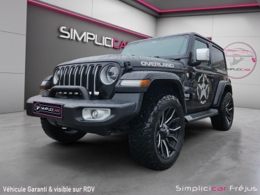 Jeep wrangler 2.0 l t 272 ch 4x4 bva8 overland  hardtop  attelage  camera recul  garantie 12 mois occasion simplicicar frejus...
