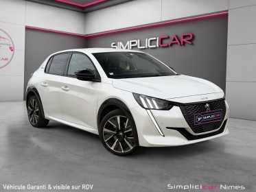 Peugeot 208 100 ss eat8 gt line - courroie changée - caméra 360° - carplay - garantie 12 mois occasion simplicicar nimes -...