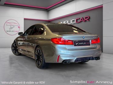 Bmw m5 f90 600 ch bva8, suivi complet, 2nde main, française, garantie 12 mois occasion simplicicar annecy simplicicar...