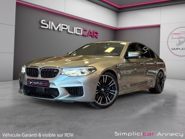 Bmw m5 f90 600 ch bva8, suivi complet, 2nde main, française, garantie 12 mois occasion simplicicar annecy simplicicar...