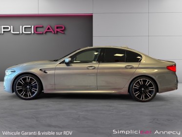 Bmw m5 f90 600 ch bva8, suivi complet, 2nde main, française, garantie 12 mois occasion simplicicar annecy simplicicar...