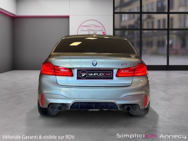 Bmw m5 f90 600 ch bva8, suivi complet, 2nde main, française, garantie 12 mois occasion simplicicar annecy simplicicar...
