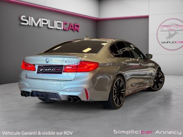 Bmw m5 f90 600 ch bva8, suivi complet, 2nde main, française, garantie 12 mois occasion simplicicar annecy simplicicar...