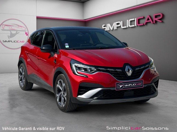 Renault captur mild hybrid 160 edc 8.0 cv rs line - 1° main/suivi renault/carplay/caméra de recul - garantie 12 mois...