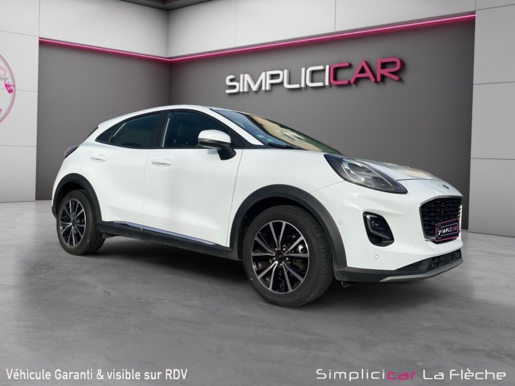 Ford puma 1.0 ecoboost mhev  non rechargeable  125 cv titanium - caméra de recul - garantie 12 mois occasion simplicicar la...