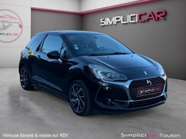 Ds ds 3 1.6thp 165cv ss bvm6 sport chic - suivi entretien - sièges chauffants - caméra de recul - garantie occasion...