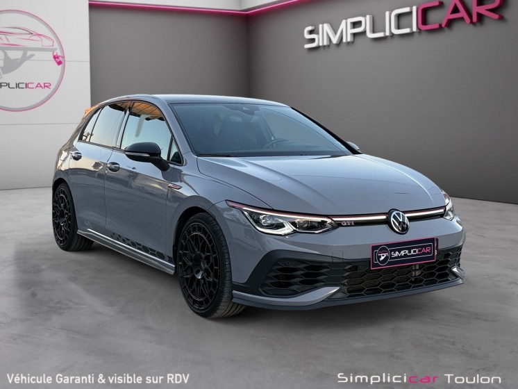 Volkswagen golf 2.0 tsi 300cv dsg7 gti cs45 - akrapovic - harman kardon - garantie 12 mois occasion simplicicar toulon est...