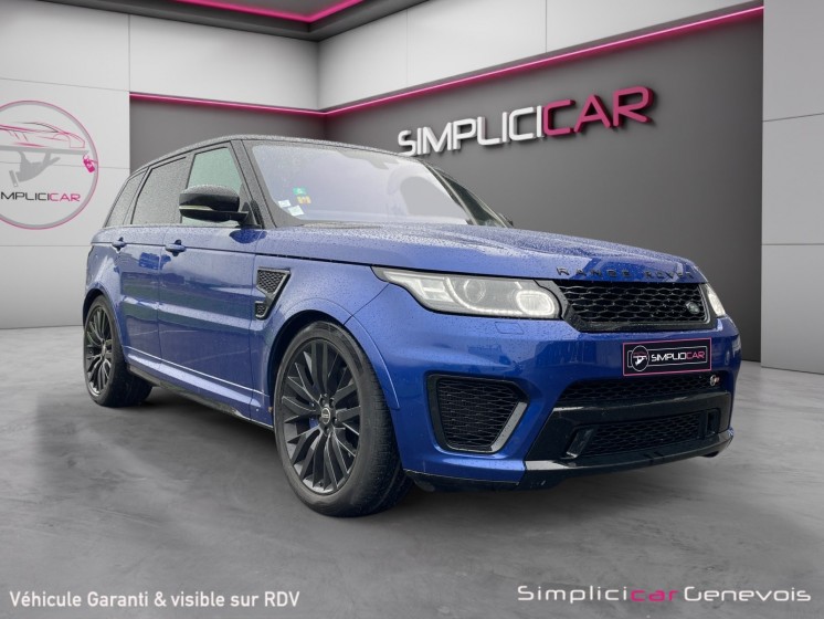 Land rover range rover sport svr mark v 550ch meridian jantes 22 to hud carbone occasion simplicicar genevois simplicicar...