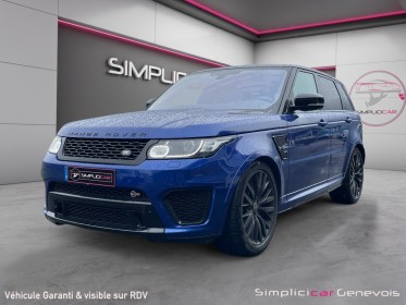 Land rover range rover sport svr mark v 550ch meridian jantes 22 to hud carbone occasion simplicicar genevois simplicicar...