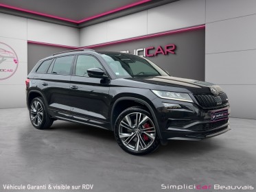 Skoda kodiaq 2.0 bi-tdi 240 rs dsg 4x4 5pl rs occasion parc voitures beauvais simplicicar simplicibike france