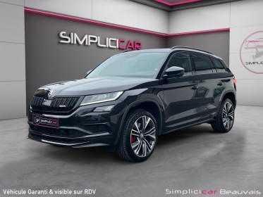 Skoda kodiaq 2.0 bi-tdi 240 rs dsg 4x4 5pl rs occasion parc voitures beauvais simplicicar simplicibike france
