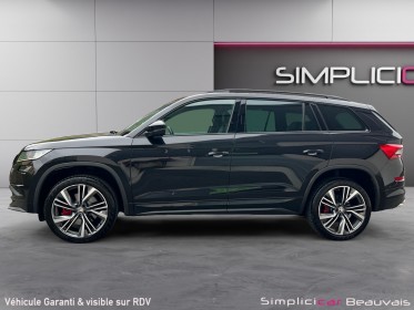 Skoda kodiaq 2.0 bi-tdi 240 rs dsg 4x4 5pl rs occasion parc voitures beauvais simplicicar simplicibike france
