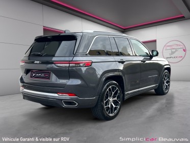 Jeep grand cherokee 2.0 380 4xe limited summit occasion parc voitures beauvais simplicicar simplicibike france