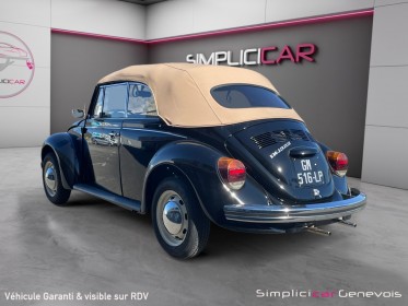 Volkswagen coccinelle 1303 cabriolet restauration complète moins de 1 000 kms sellerie et capote neuves etat rare occasion...