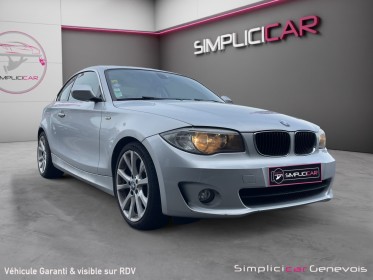 Bmw serie 1 coupe e82 lci 120i 170 ch luxe gps to radar cuir régulateur garantie 12 mois occasion simplicicar genevois...