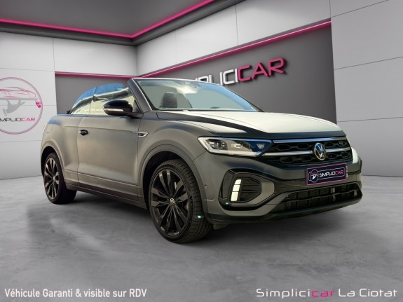 Volkswagen t-roc cabriolet 1.5 tsi evo 150 start/stop dsg7 edition grey mat suivi vw garantie 12 mois minimum occasion...