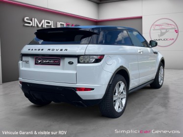 Land rover range rover evoque sd4 190ch dynamic gps ja 20 noires régulateur meridian cuir occasion simplicicar genevois...