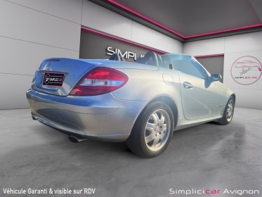 Mercedes slk 200 k entretien complet et a jour occasion avignon (84) simplicicar simplicibike france