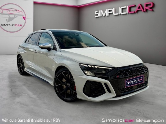 Audi rs3 sportback 2.5 tfsi 400 s tronic 7 quattro pas de malus garantie 12 mois occasion simplicicar besanÇon simplicicar...