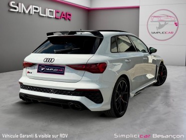 Audi rs3 sportback 2.5 tfsi 400 s tronic 7 quattro pas de malus garantie 12 mois occasion simplicicar besanÇon simplicicar...