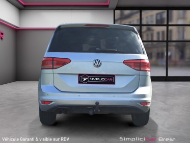 Volkswagen touran 2.0 tdi 150 bmt dsg6 7pl confortline garantie 12 mois occasion simplicicar brest simplicicar simplicibike...