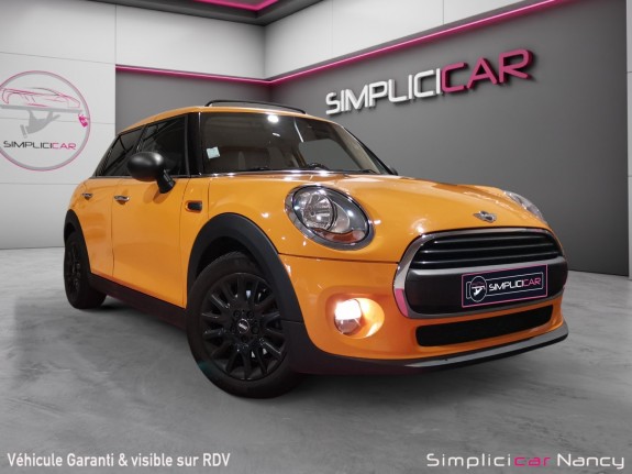 Mini one 1.5 75ch salt jantes 16' noires toit ouvrant origine france garantie 12 mois occasion simplicicar nancy simplicicar...