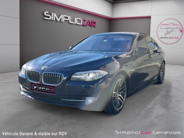Bmw serie 5 f10 550i 407ch luxe to hud cuir chauffant soft-close caméra garantie 12 mois occasion simplicicar genevois...