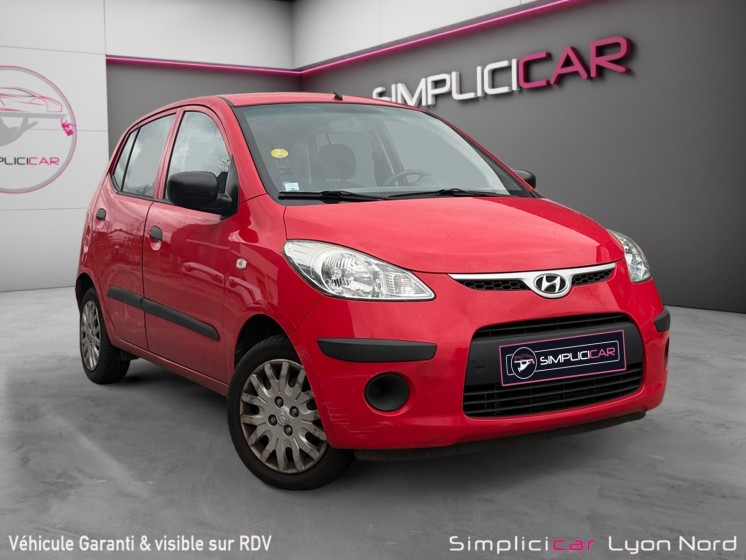 Hyundai i10 1.1 moteur à chaine clim faible killométrage garantie 12 mois occasion simplicicar lyon nord simplicicar...