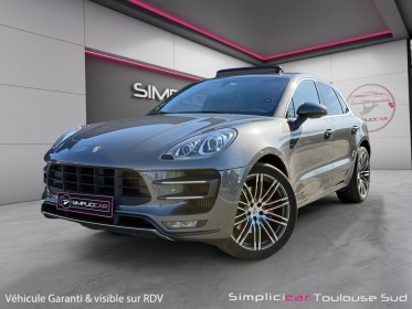 Porsche macan turbo 3.6 v6 400 ch pdk suivi complet porsche toit ouvrant garantie 12 mois occasion simplicicar toulouse sud...