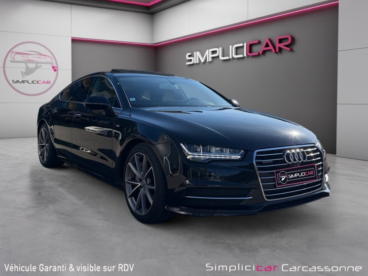 Audi a7 sportback v6 3.0 bitdi 320 tiptronic 8 quattro s line/entretien audi occasion simplicicar carcassonne simplicicar...