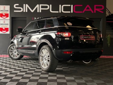Land rover range rover evoque sd4 prestige a -- garantie 12 mois - occasion  simplicicar aix les bains simplicicar...