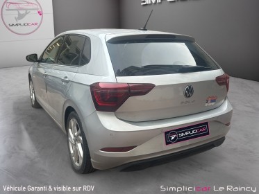 Volkswagen polo 1.0 tsi 95 ss dsg7 style entretiens volkswagen carplay garantie 12 mois occasion simplicicar le raincy...