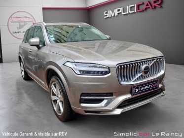 Volvo xc90 t8 twin engine 30387 ch geartronic 8 7pl inscription luxe carplay très bon suivi garantie 12 mois occasion...