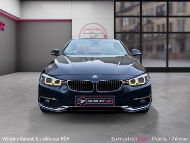 Bmw serie 4 cabriolet f33 lci 420d 190 ch luxury- camÉra de recul-siÈges ÉlÉctriques À mÉmoire chauffant-ouverture...