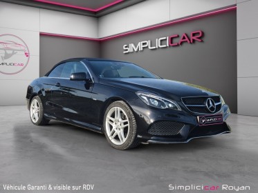 Mercedes classe e cabriolet 220 d sportline a garantie 12 mois occasion simplicicar royan simplicicar simplicibike france