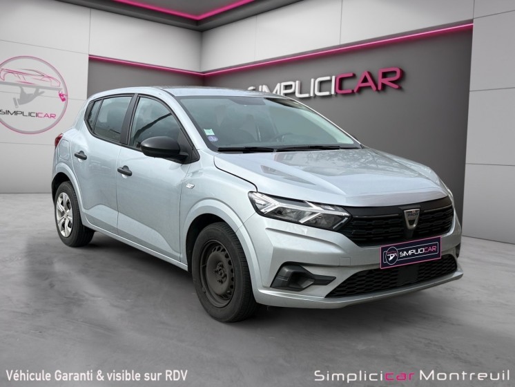 Dacia sandero sce 65 - 22 essentiel entretien, suivi complet, garantie 12 mois occasion montreuil (porte de vincennes)(75)...