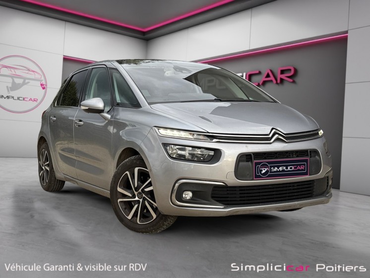 Citroen c4 picasso bluehdi 150ch ss eat6 shine attelage bluetooth radar de recul garantie 12 mois occasion simplicicar...