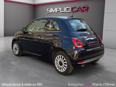Fiat 500 my17 0.9 85 ch twinair ss dualogic lounge toit panoramique carplay radar de recul occasion paris 17ème (75)(porte...
