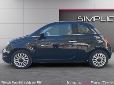 Fiat 500 my17 0.9 85 ch twinair ss dualogic lounge toit panoramique carplay radar de recul occasion paris 17ème (75)(porte...