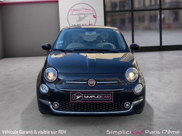 Fiat 500 my17 0.9 85 ch twinair ss dualogic lounge toit panoramique carplay radar de recul occasion paris 17ème (75)(porte...