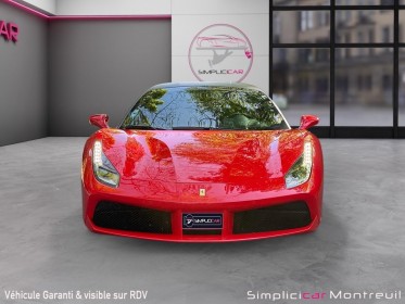 Ferrari 488 gtb 4.0 v8 670ch rosso corsa origine ferrari france 2eme main occasion montreuil (porte de vincennes)(75)...
